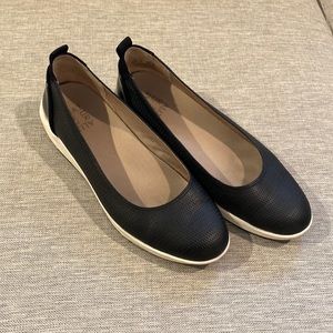 Black, wedge shoes